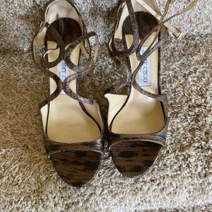 Jimmy Choo Karung Sandal 38.5 - image 1